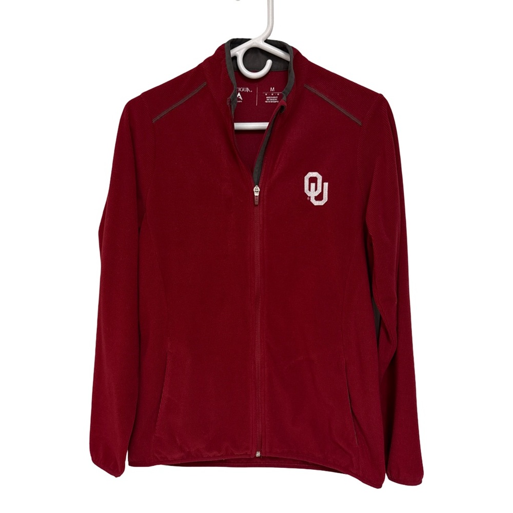 OU Oklahoma Sooners Full Zip Fleece Jacket Women’s Medium